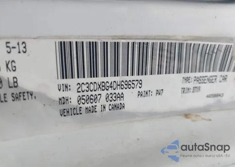 2013 Dodge Charger Se from USA, damaged, VIN 2C3CDXBG4DH696579